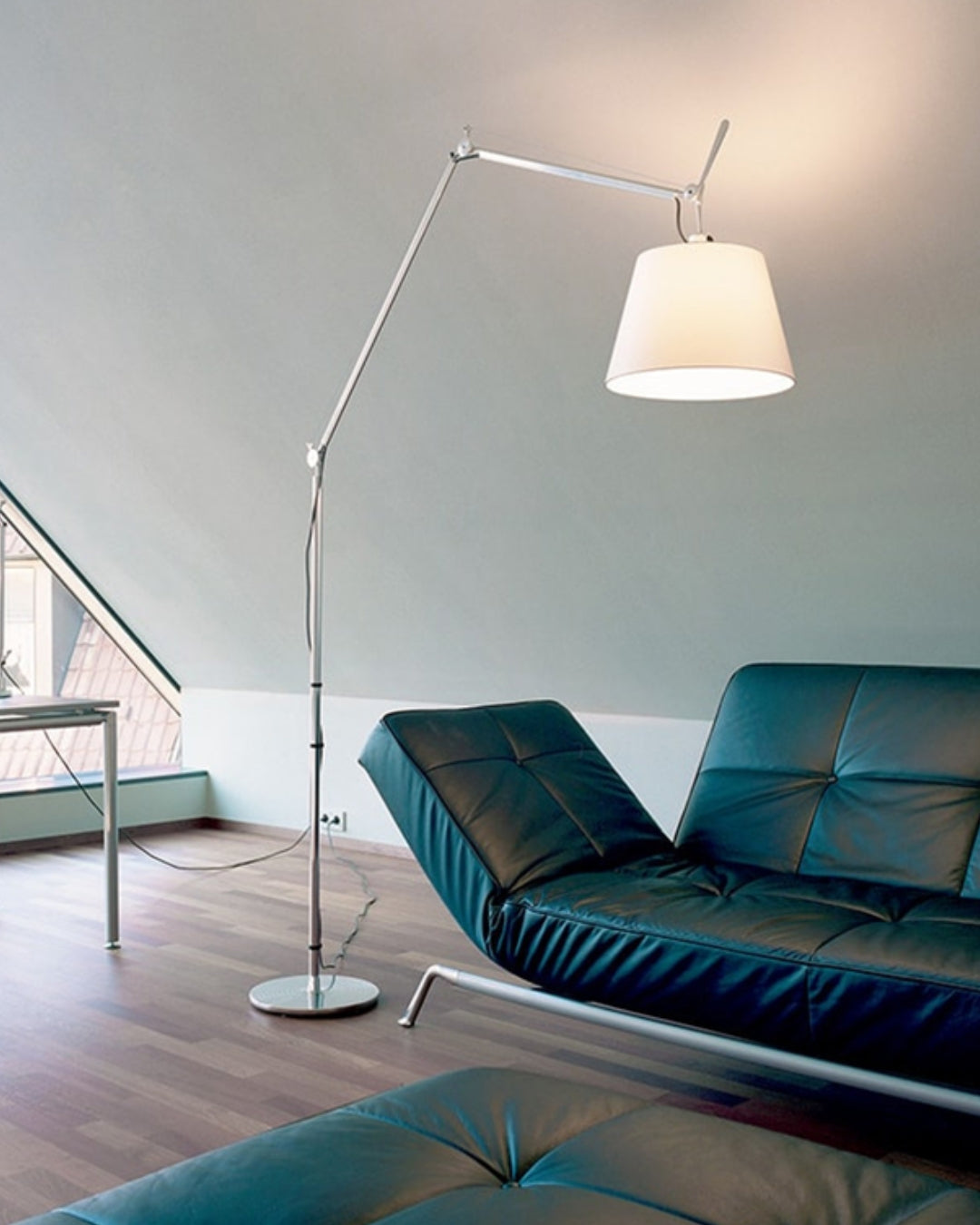 Kendall Adjustable Floor Lamp with Dual Arms
