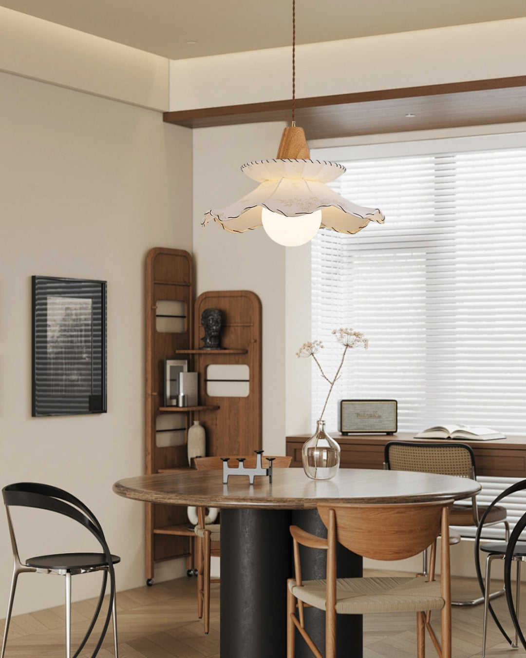 Rouje Vintage Fabric Pendant Light