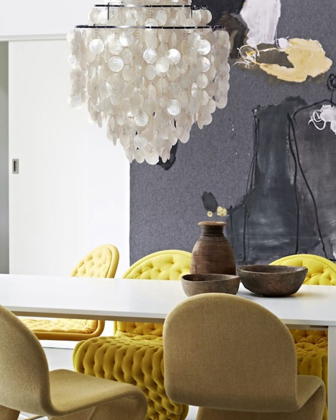 Serena Vintage Shell Pendant Light