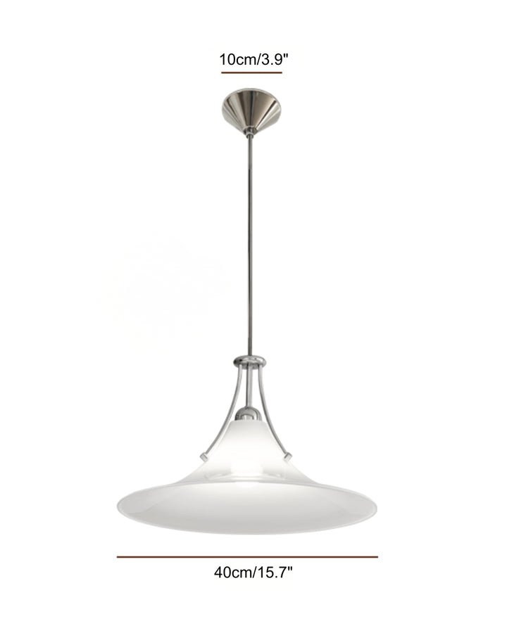 Luna Minimalist Glass Pendant Light