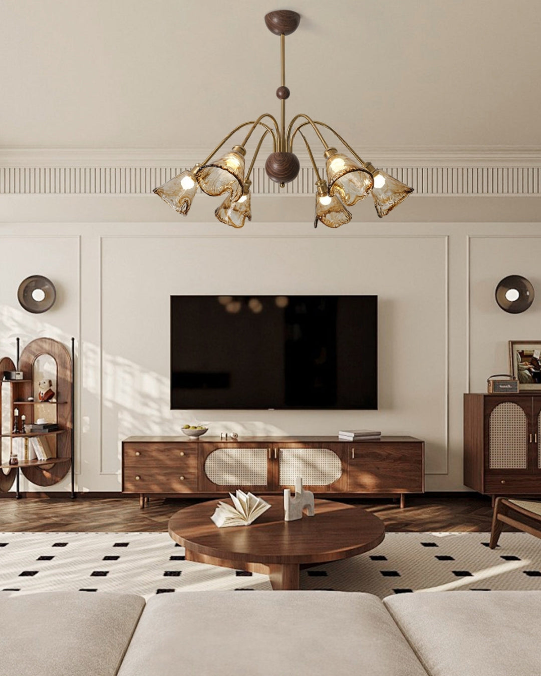 Ava Artistic Glass Pendant Light