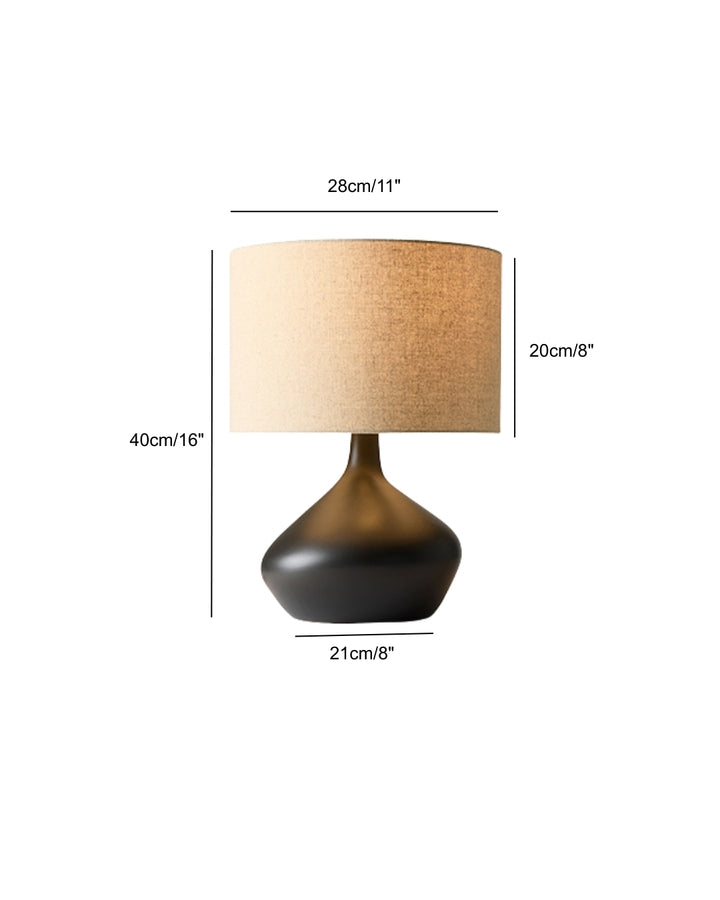 Zenith Vintage Resin Table Lamp