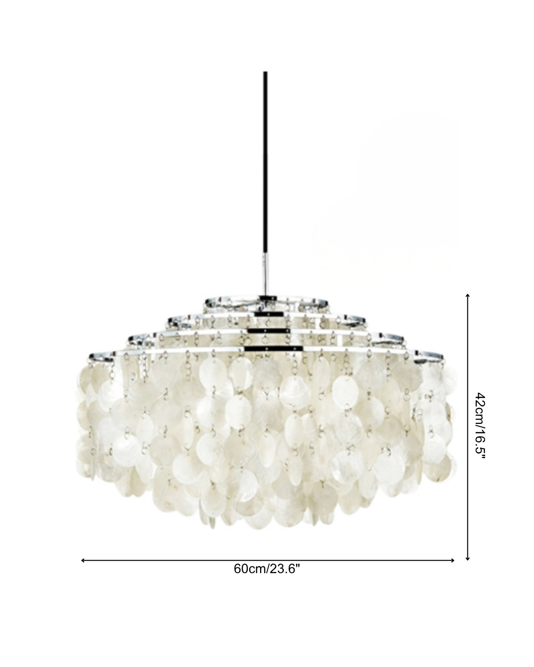 Serena Vintage Shell Pendant Light