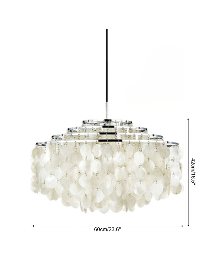 Serena Vintage Shell Pendant Light