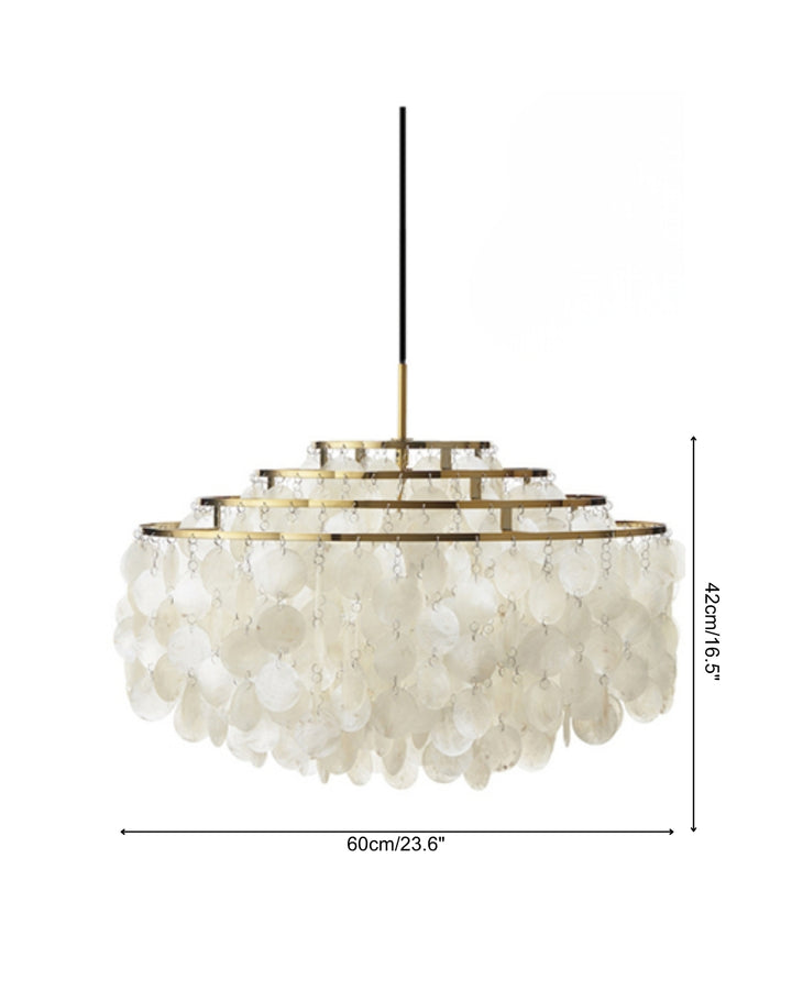 Serena Vintage Shell Pendant Light