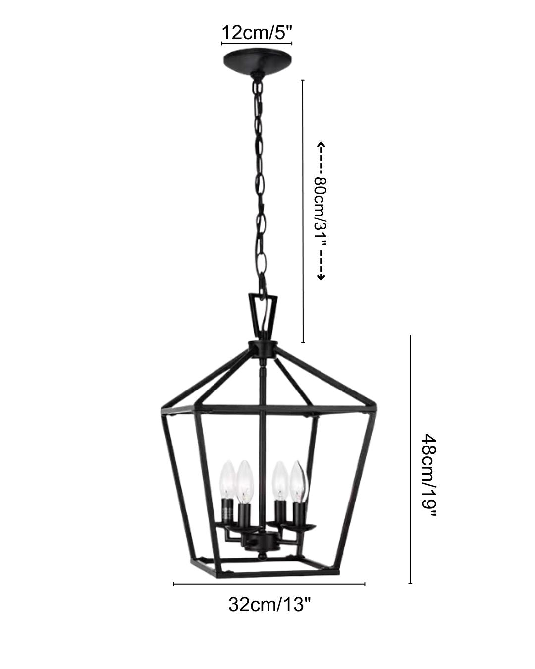 Landon Vintage Birdcage Pendant Light