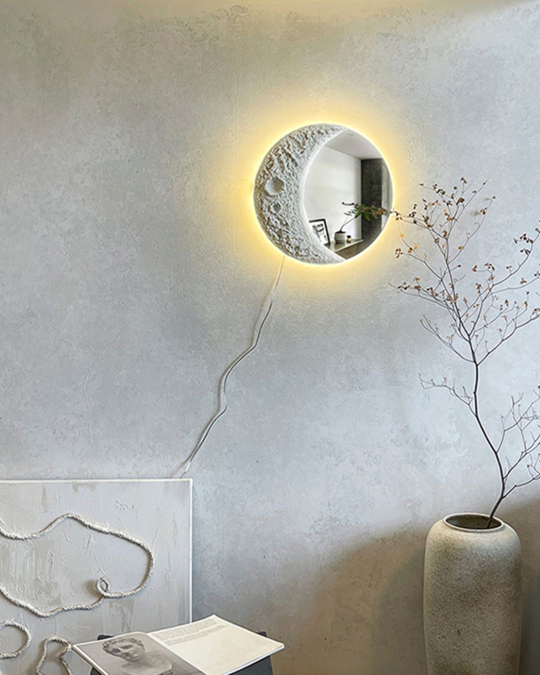 Maro Handcrafted Moon Wall Light - Cozymatic