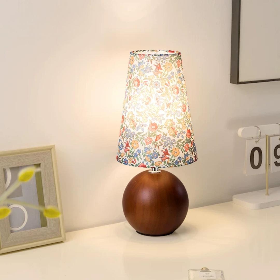 Yalen French Vintage Floral Table Lamp