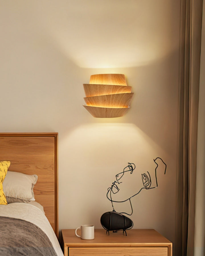 Emily Rustic Pinecone Wall Light