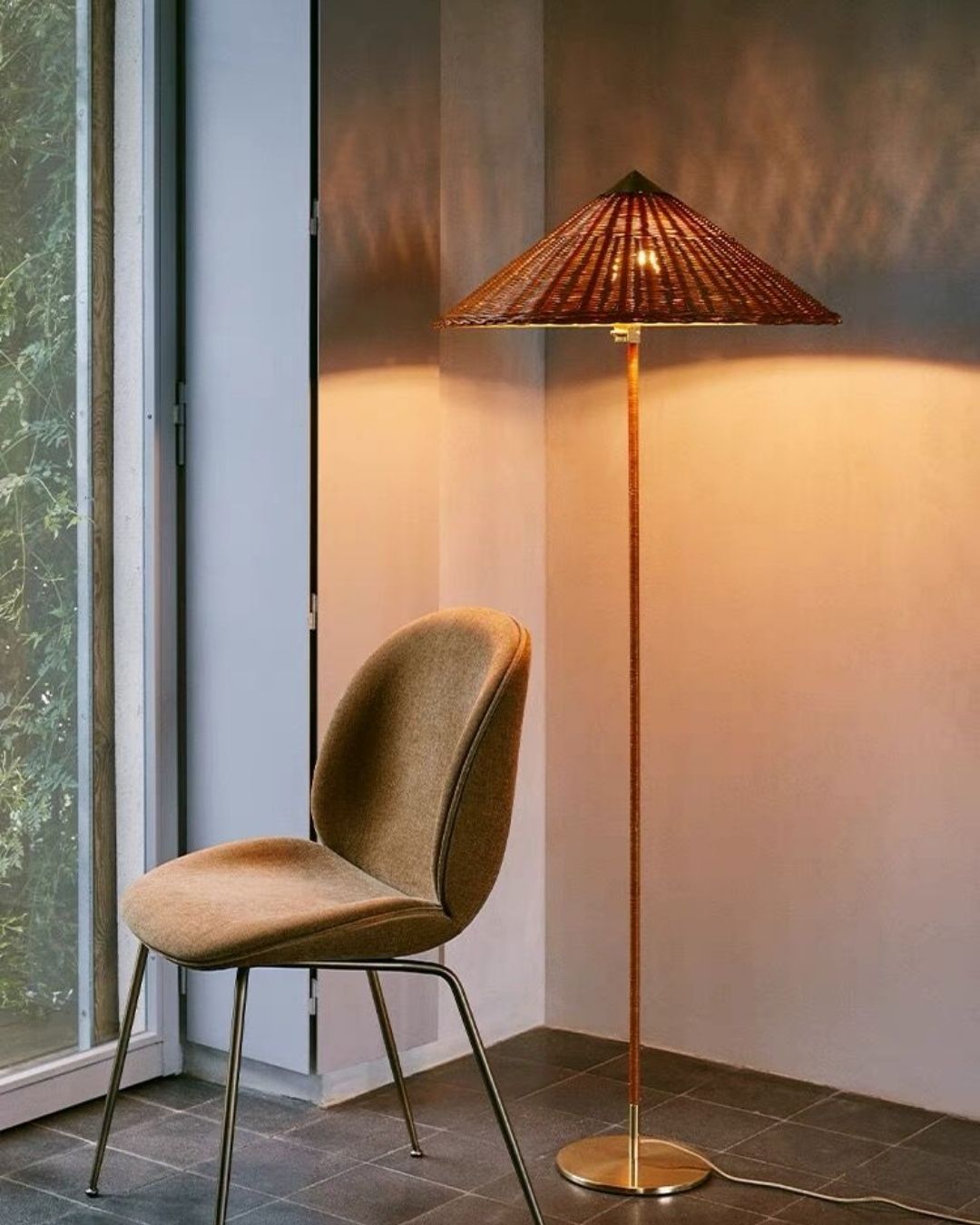 Evelyn Vintage Floor Lamp