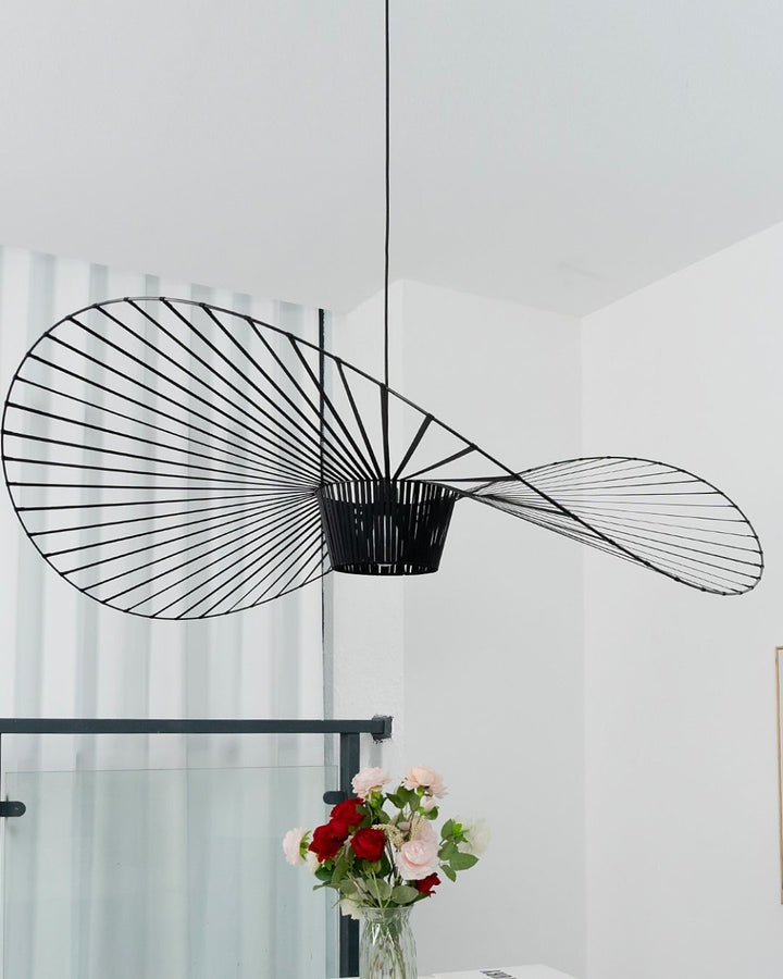 Luna Handwoven Rattan Hat Pendant Light