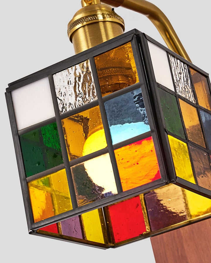Piper Glass Magic Cube Wall Light