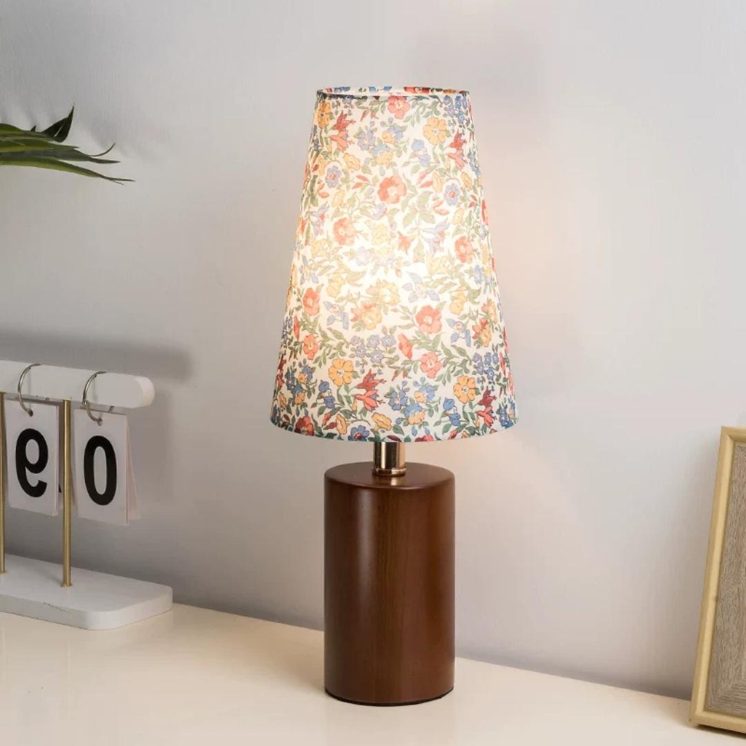 Yalen French Vintage Floral Table Lamp