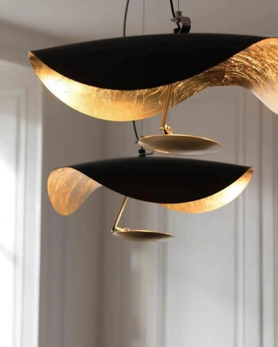 Lumis Gold Leaf Pendant Light