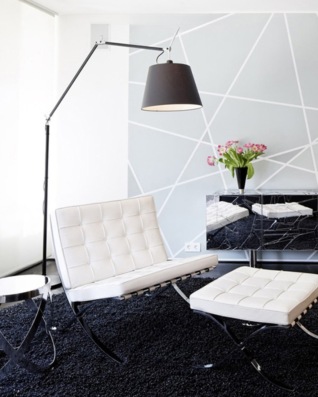 Kendall Adjustable Floor Lamp with Dual Arms