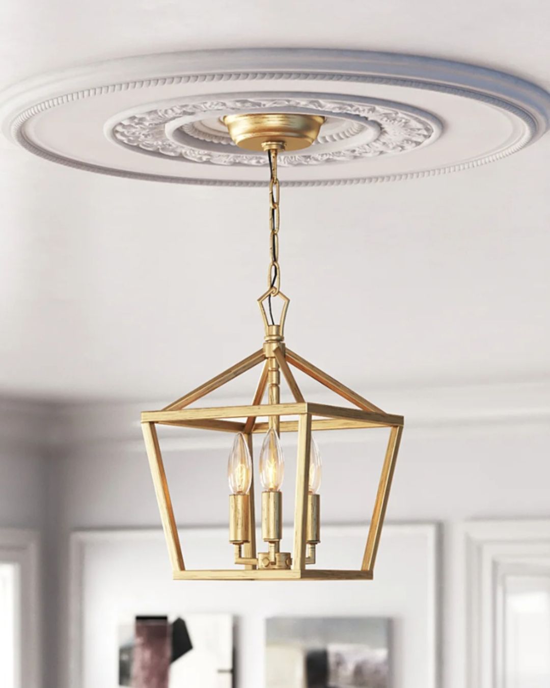 Landon Vintage Birdcage Pendant Light