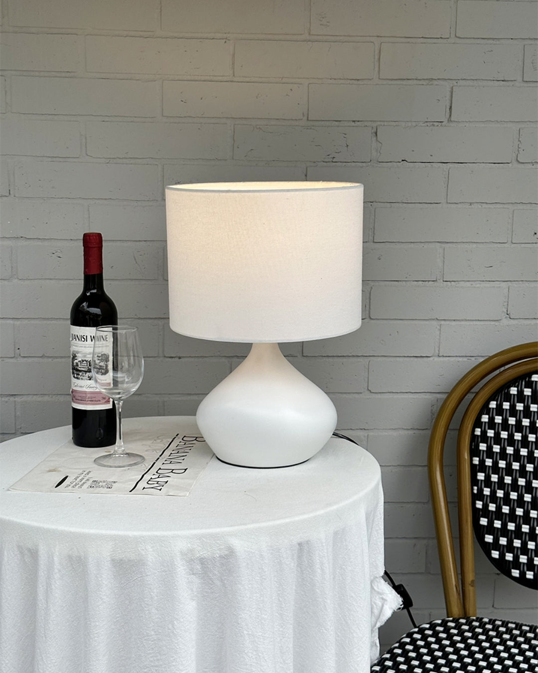 Zenith Vintage Resin Table Lamp