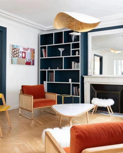Lumis Gold Leaf Pendant Light