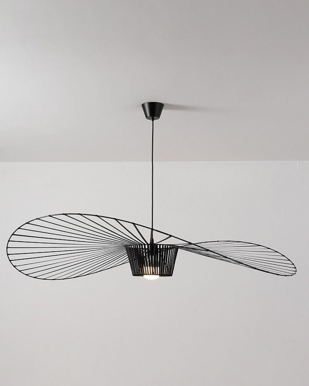 Luna Handwoven Rattan Hat Pendant Light