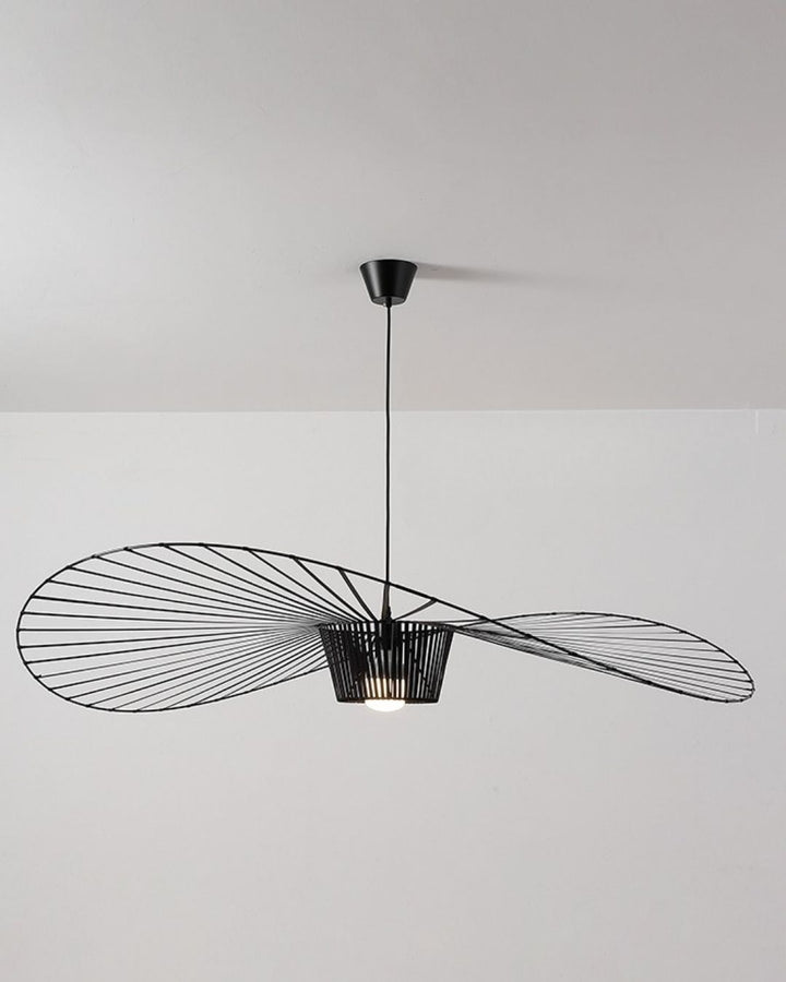 Luna Handwoven Rattan Hat Pendant Light