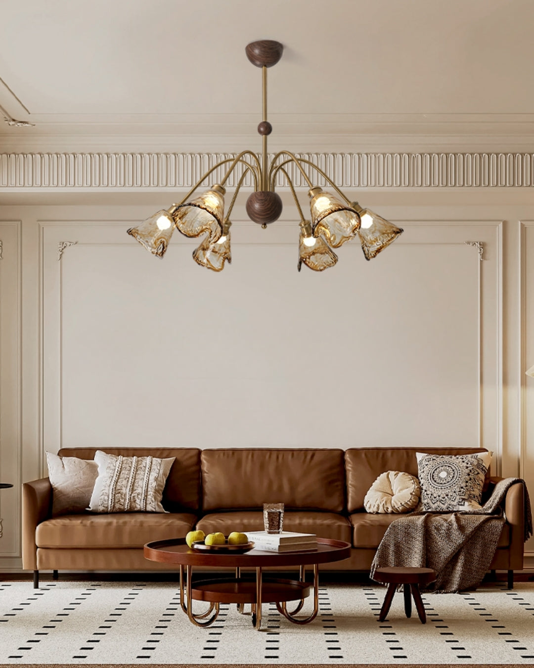 Ava Artistic Glass Pendant Light