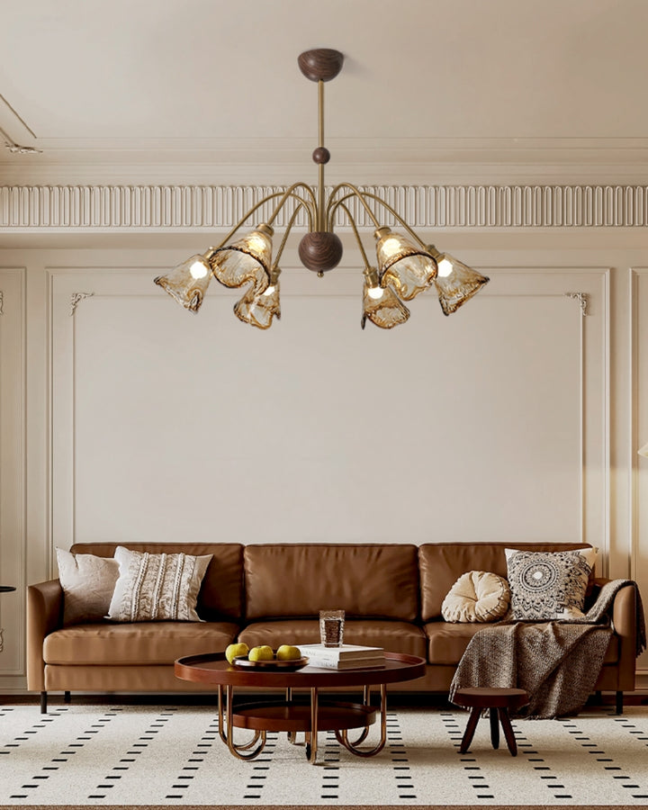 Ava Artistic Glass Pendant Light