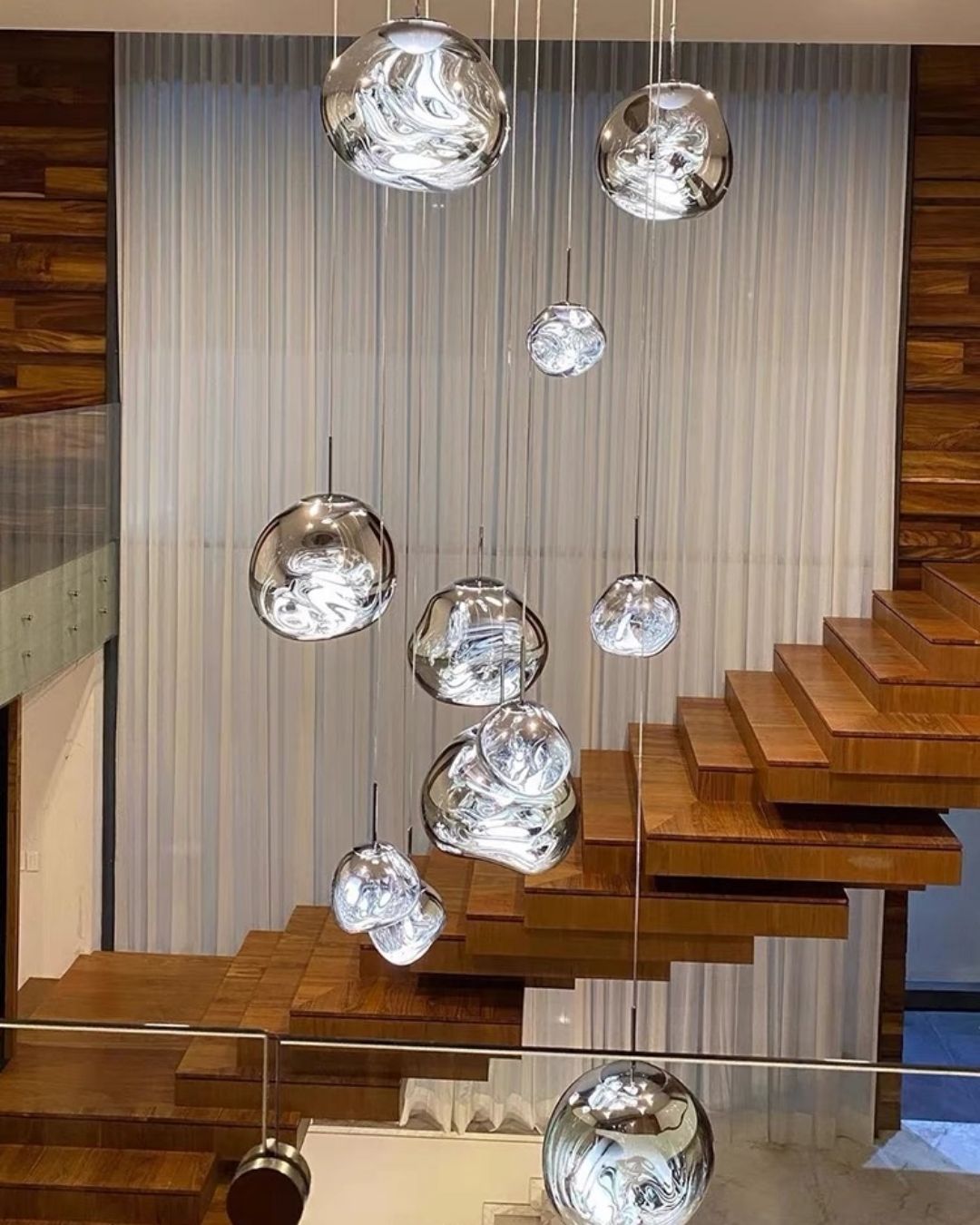 Adrian Melt Glass Pendant Light