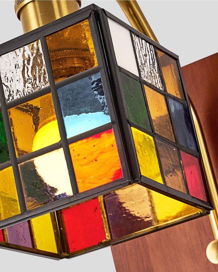 Piper Glass Magic Cube Wall Light