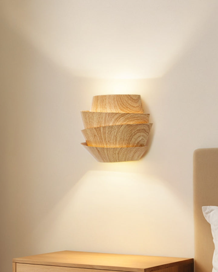 Emily Rustic Pinecone Wall Light