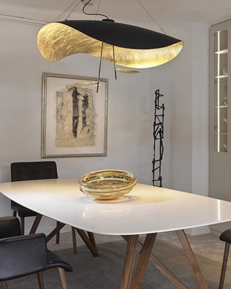 Lumis Gold Leaf Pendant Light