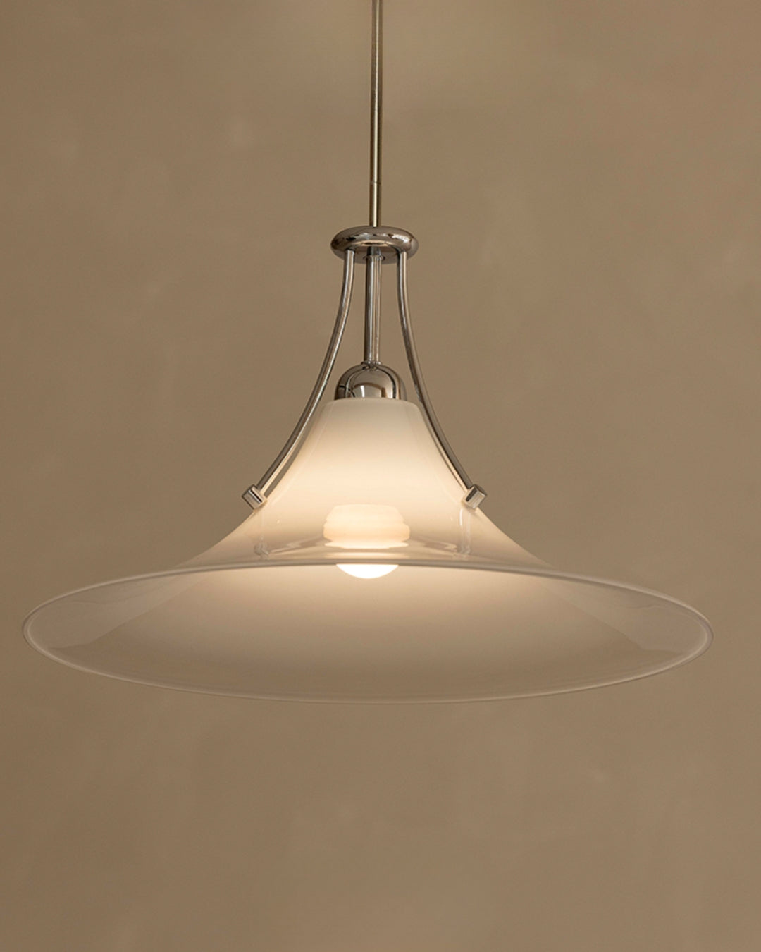Luna Minimalist Glass Pendant Light