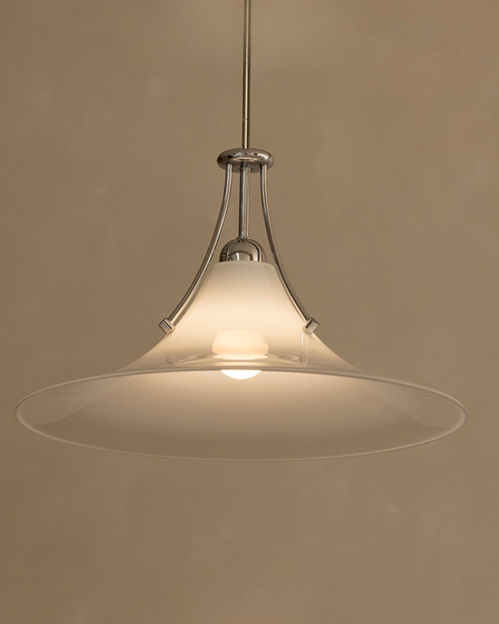 Luna Minimalist Glass Pendant Light