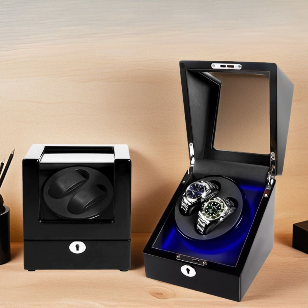 Dune Two‑Position Watch Winder Box