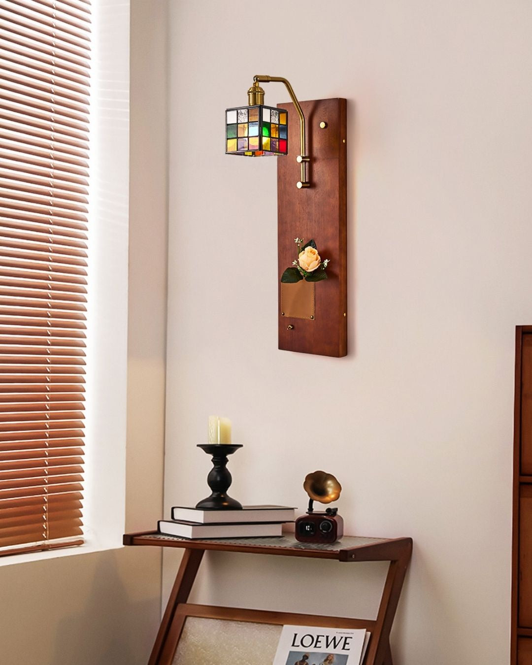 Piper Glass Magic Cube Wall Light