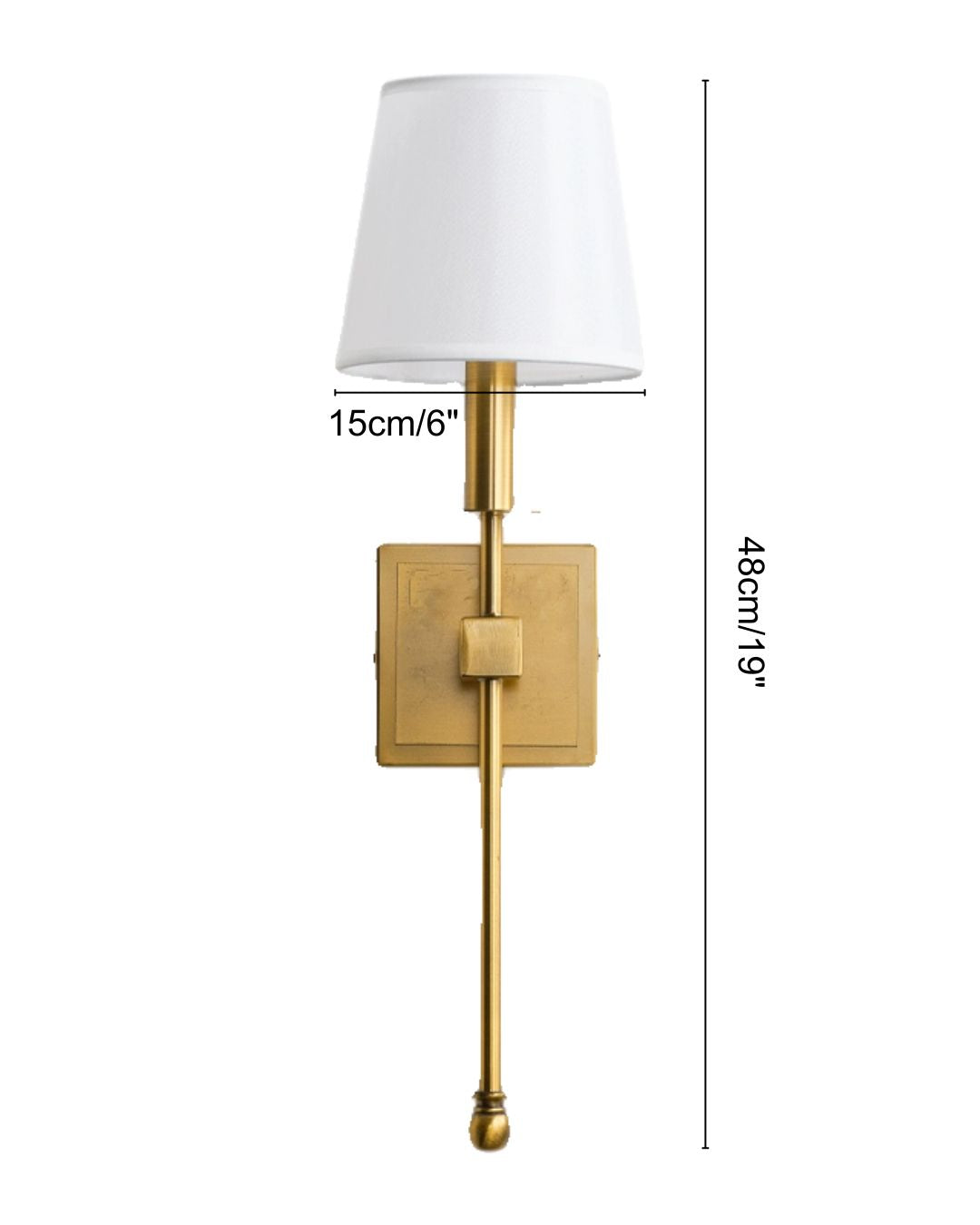 Nora Antique Copper Wall Light