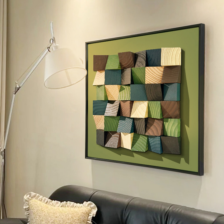 Cato 3D Wooden Wall Art