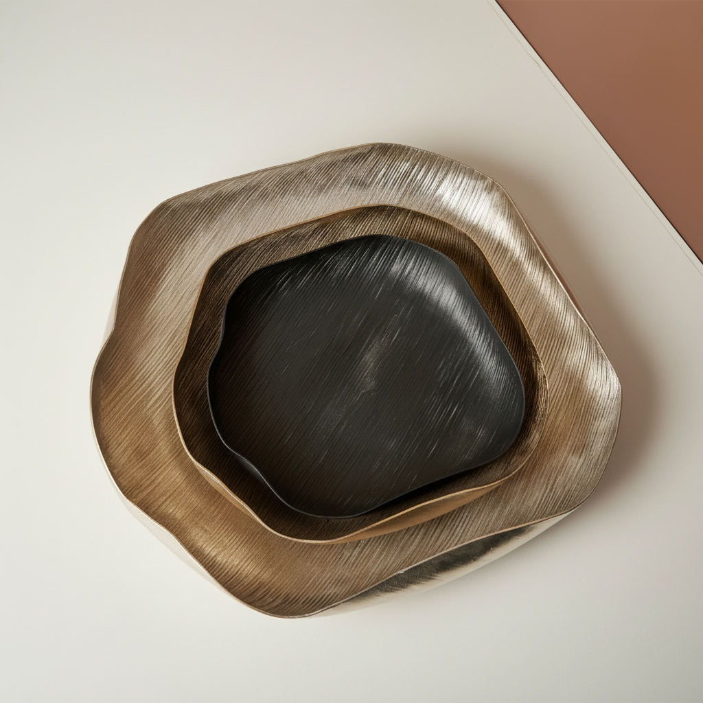 Arden Irregular Metal Decorative Tray