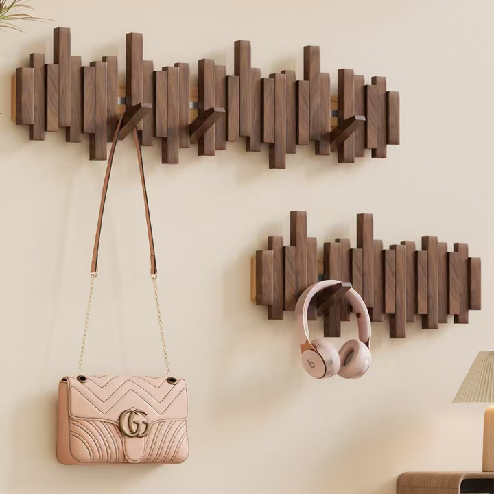 Emma Walnut Piano‑Key Wall Hook