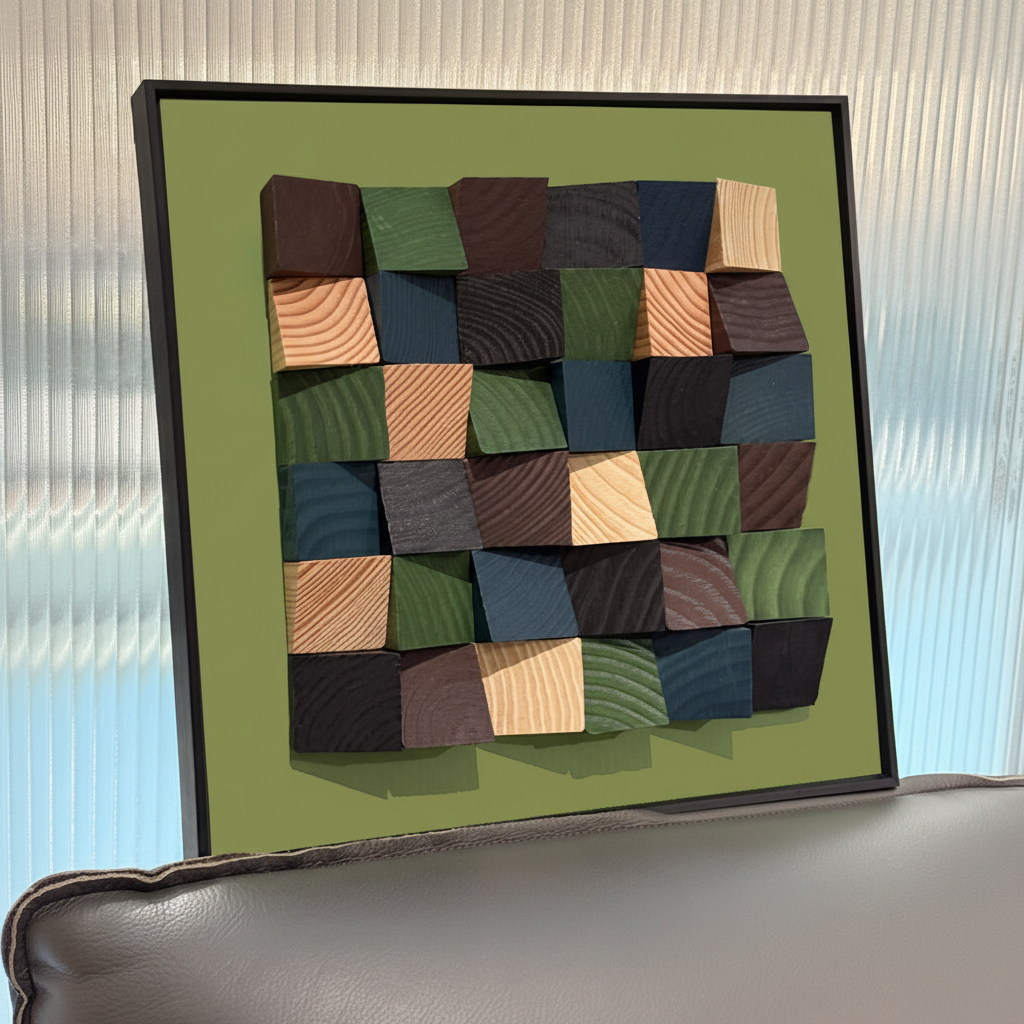 Cato 3D Wooden Wall Art