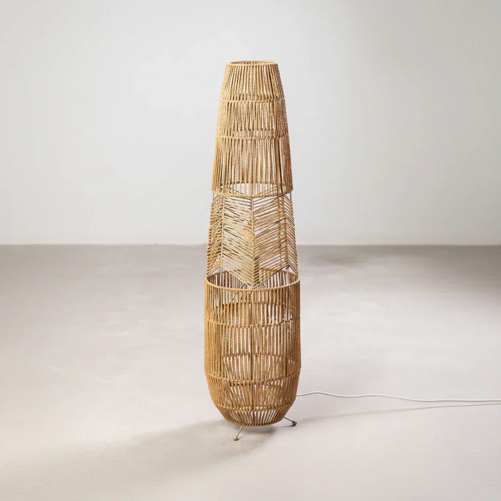 Aiko Rattan Floor Lamp