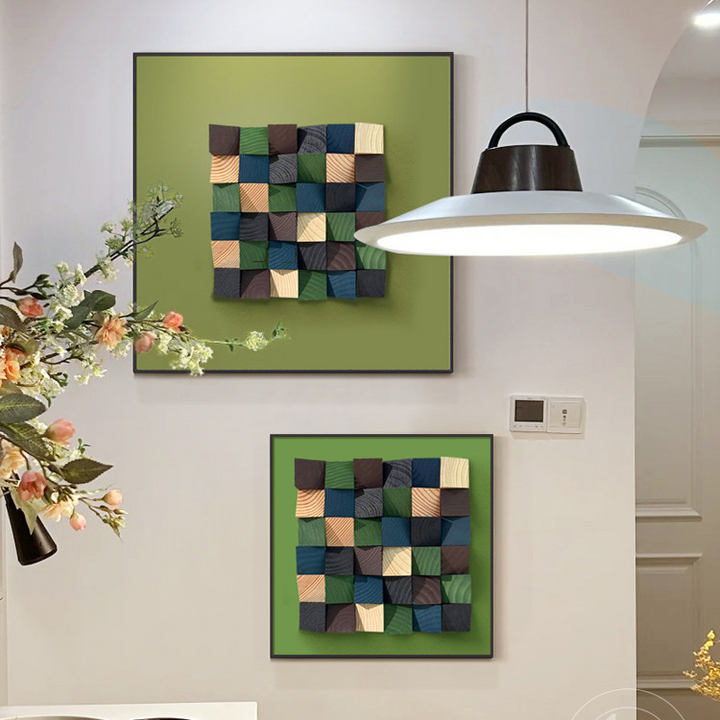 Cato 3D Wooden Wall Art