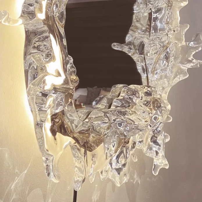 Modern Water Ripple Bathroom Mirror Light