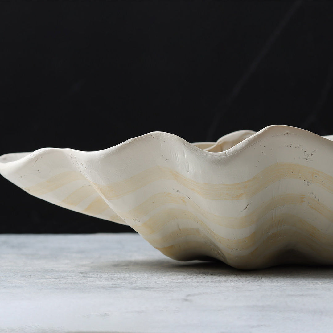 Cove Faux Shell Resin Tray