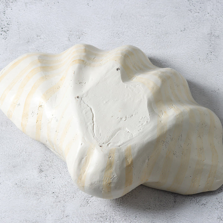 Cove Faux Shell Resin Tray