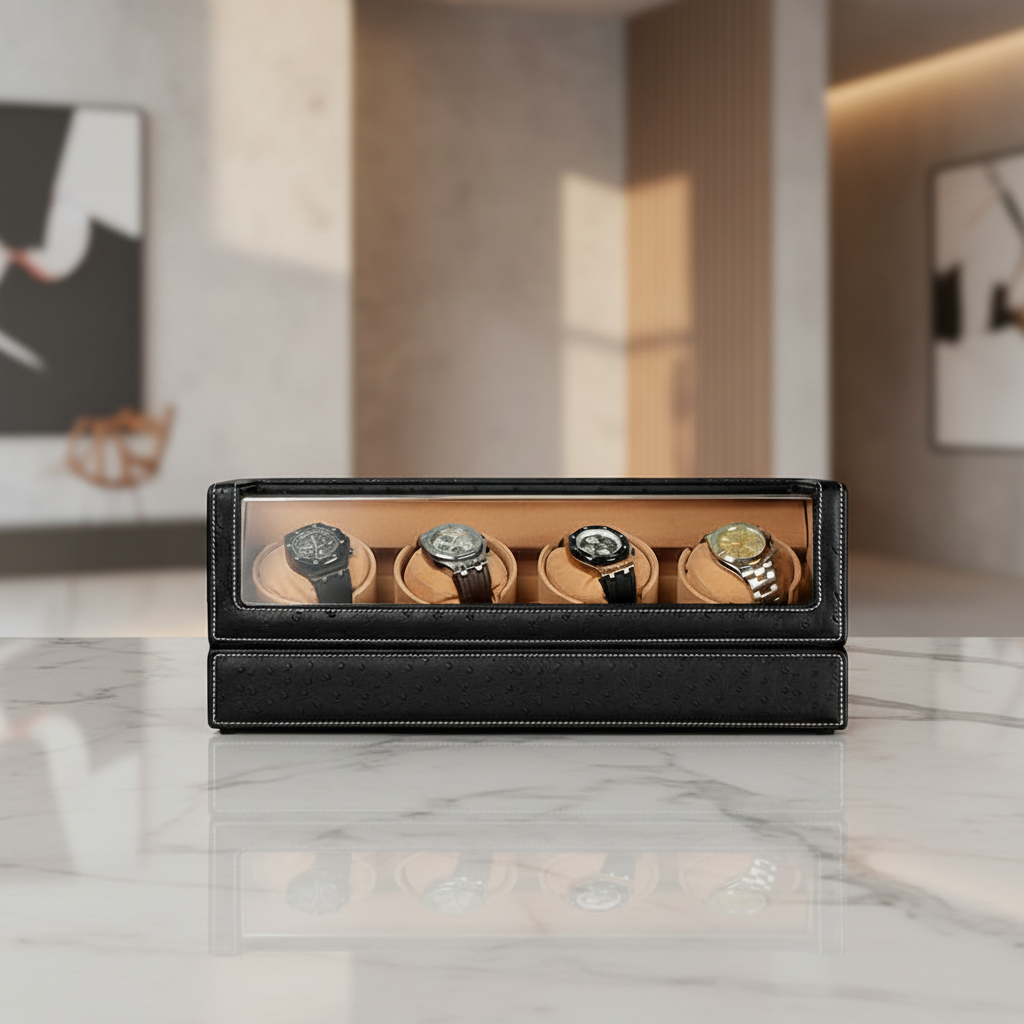 Drik Multi‑Position Watch Winder Box