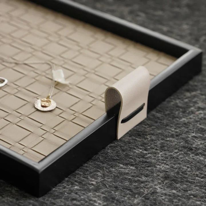 Bellman Luxury Leather Serving Tray - Cozymatic