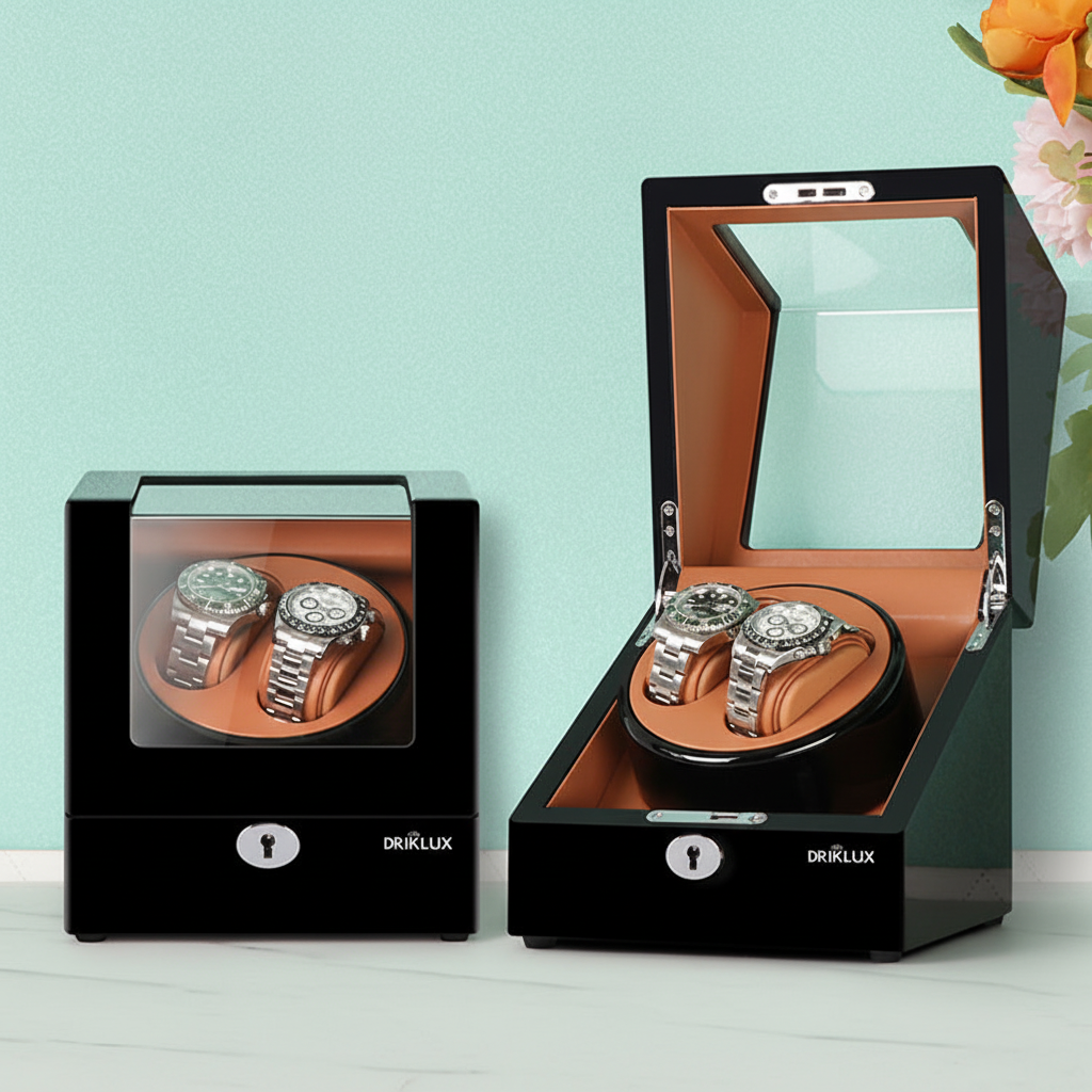 Dune Two‑Position Watch Winder Box