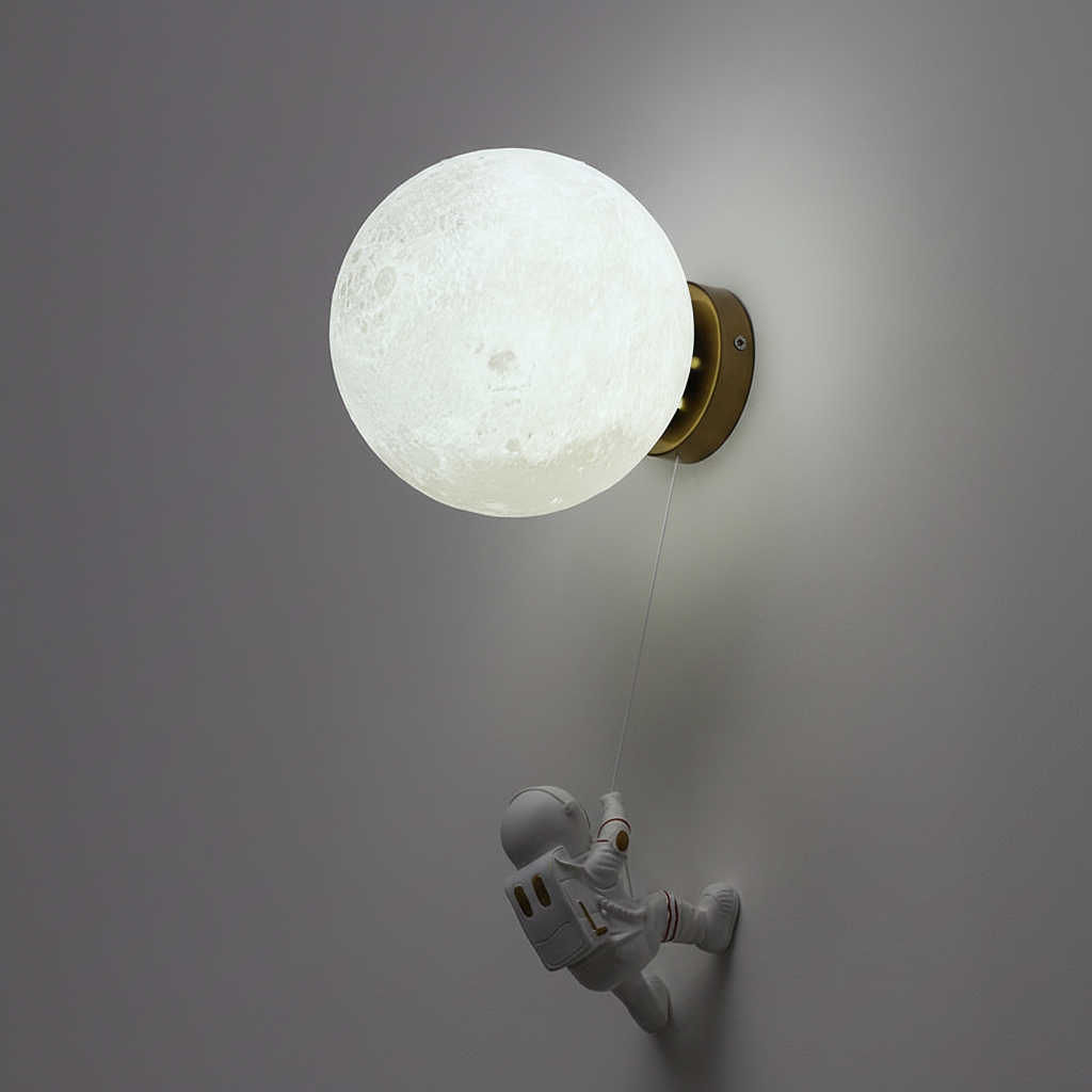 Ori Astronaut &amp; Planet Kids Wall Light