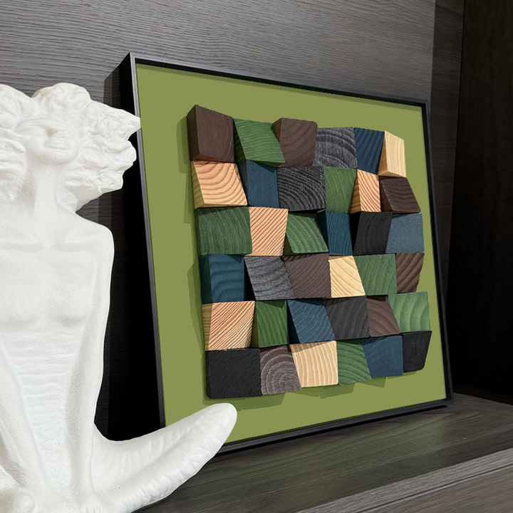 Cato 3D Wooden Wall Art