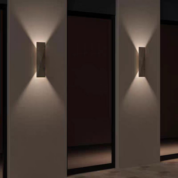 Elowen Natural Travertine Wall Light